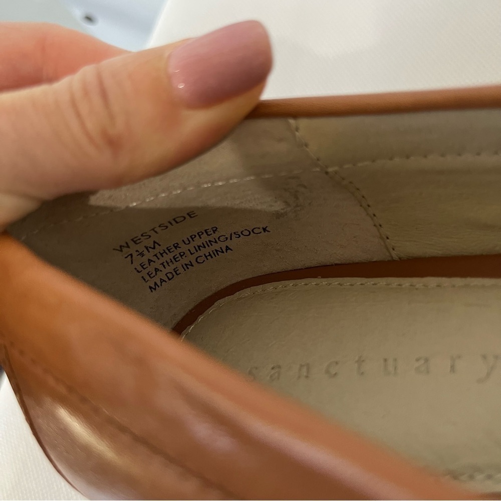 Sanctuary Westside Loafers Brown Leather Chunky Sole - Picture 7 of 9